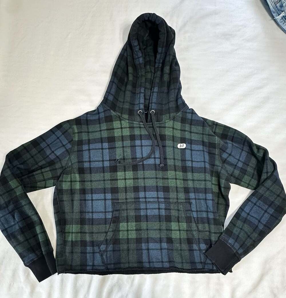 Abercrombie & Fitch Plaid Hoodie